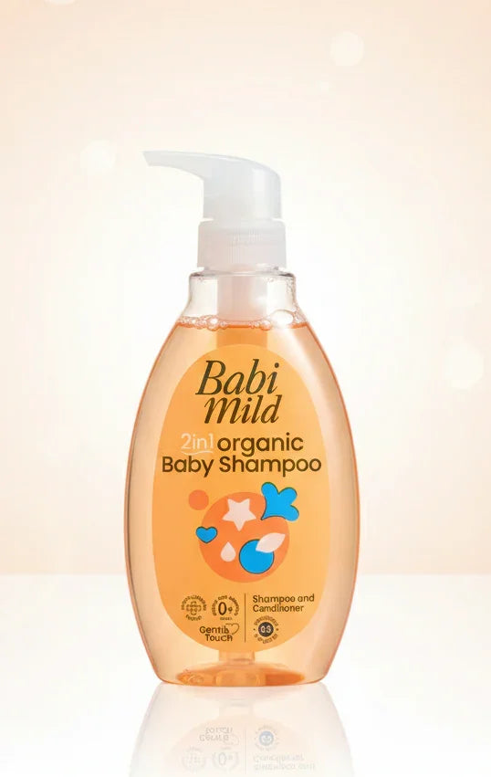 Babi Mild - 2in1 Organic Baby Shampoo & Conditioner (180/380ml)