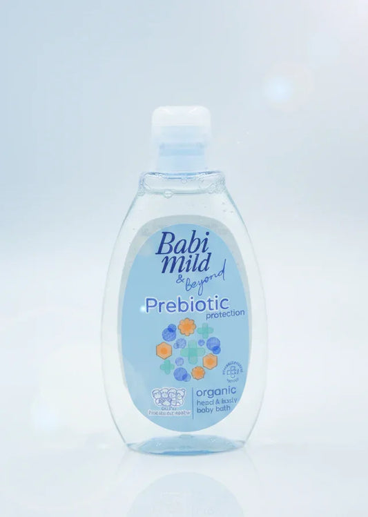 Babi Mild Beyond - Prebiotic Protection | Head & Body Baby Bath (180/380ml)