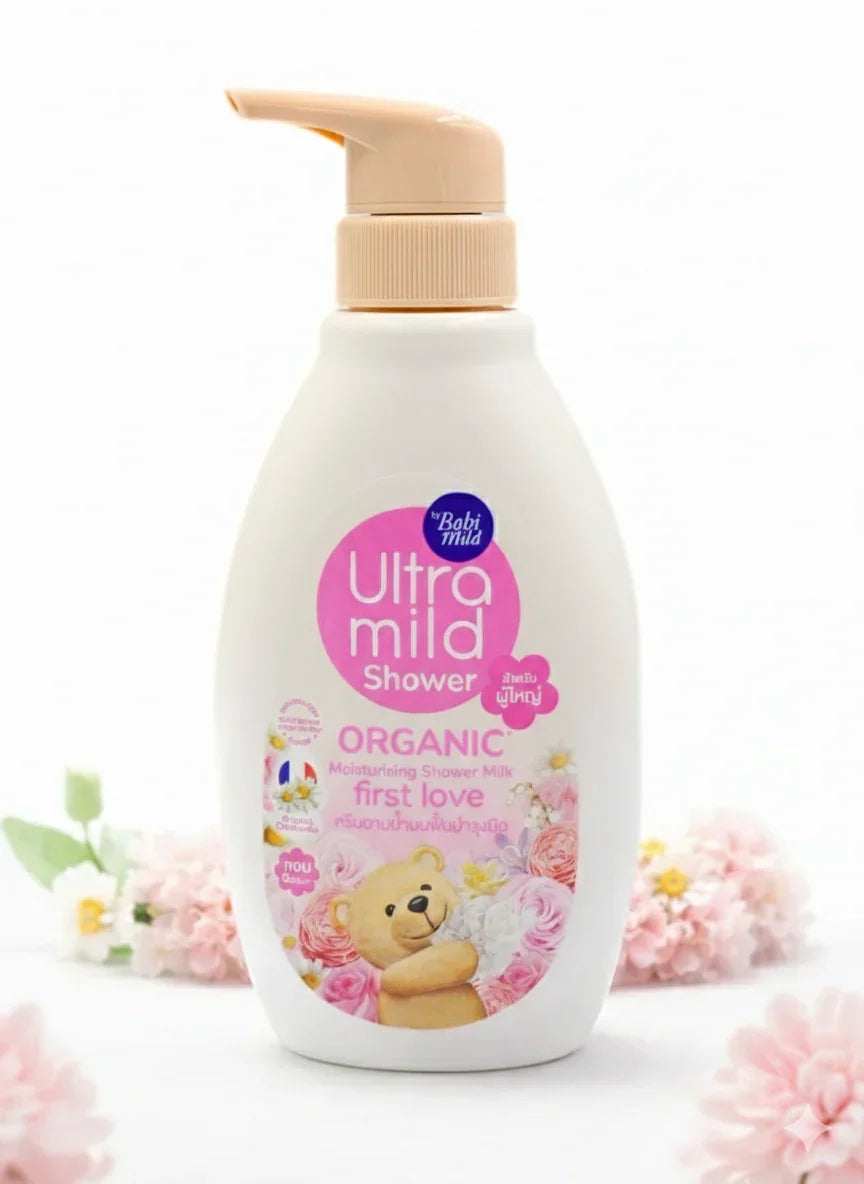 Ultra Mild| Organic First Love Moisturizing - Shower Milk Bath- 380ml