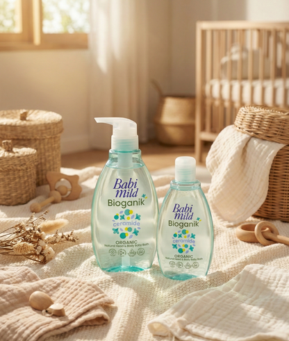Babi Mild - Bioganik | Head & Body Baby Bath(180/380ml) UAE