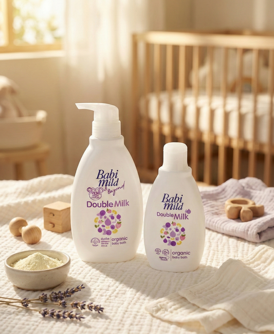 Babi Mild - Body Baby Bath | Double Milk-(180/380ml) 1in UAE