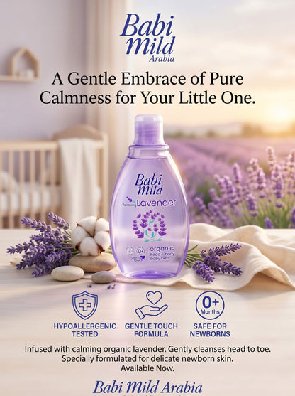 Babi Mild - Relaxing Lavender | Head & Body Baby Bath- (180ml) in UAE