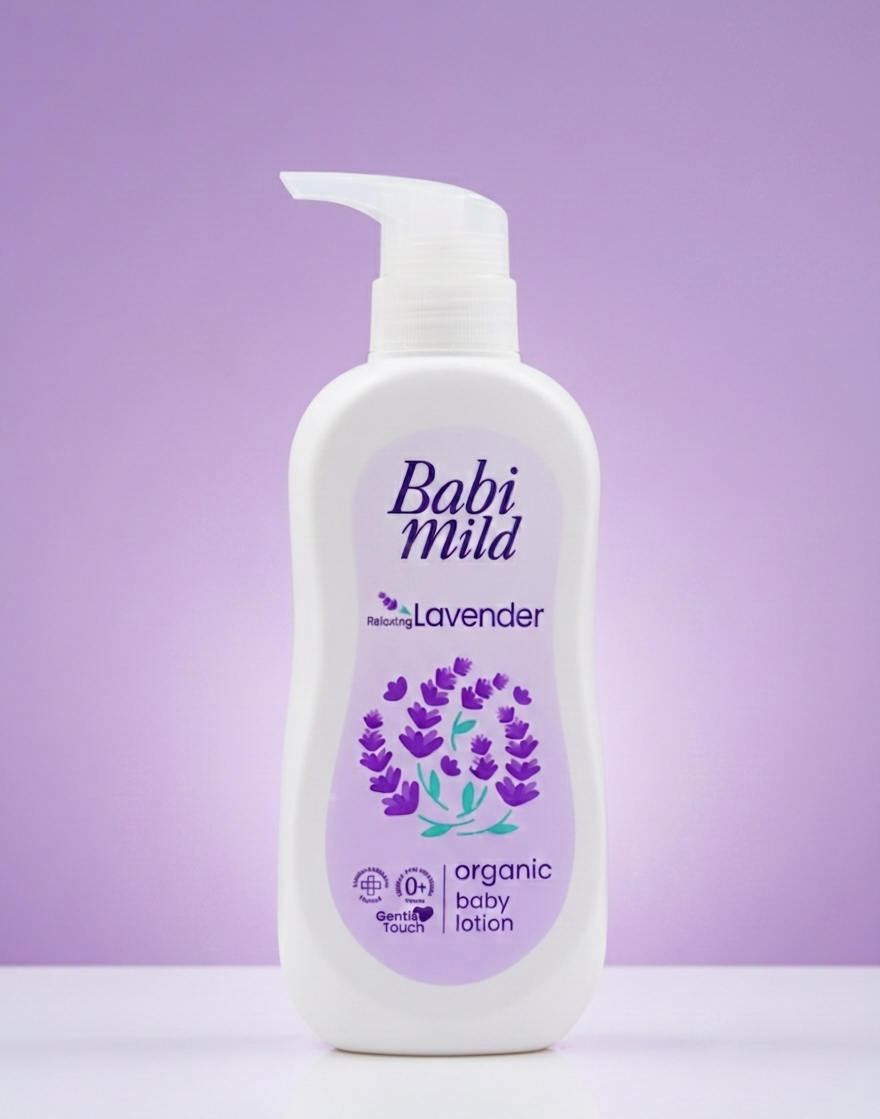 Babi Mild - Relaxing Lavender | Organic Baby Body Lotion-  (350ml)
