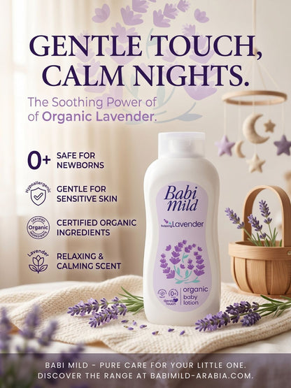 Babi Mild - Relaxing Lavender | Organic Baby Body Lotion