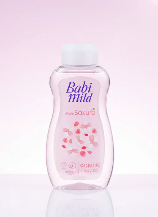 Babi Mild - White Sakura | Organic Baby Oil (200ml)