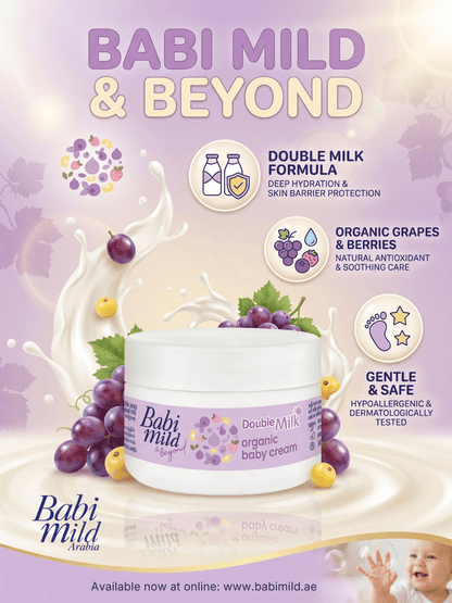 Babi Mild & Beyond - Double Milk | Organic Baby Cream in UAE 50g