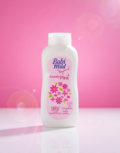 Babi Mild & Beyond - Sweety Pink | Organic Baby Body Lotion- (180ml) UAE