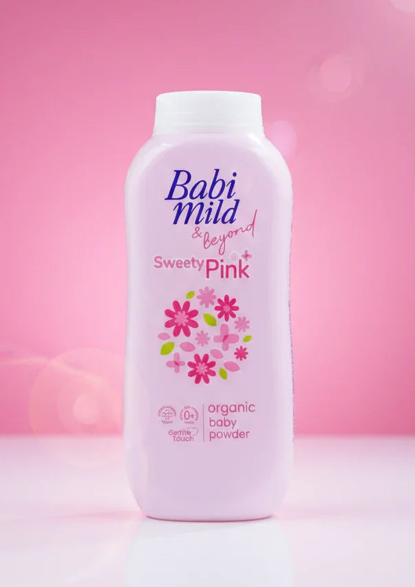 Babi Mild & Beyond - Sweety Pink | Organic Baby Powder 160g