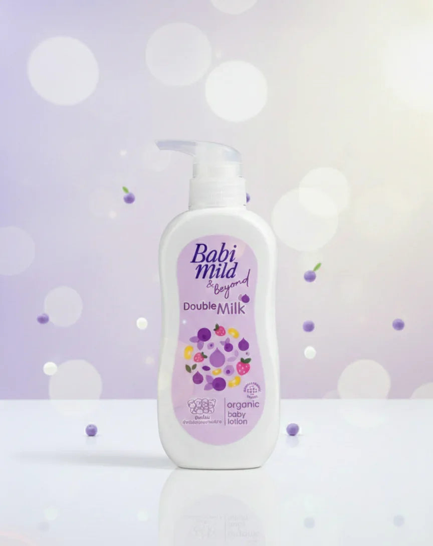 Babi Mild & Beyond Double Milk Protein Organic Baby Lotion