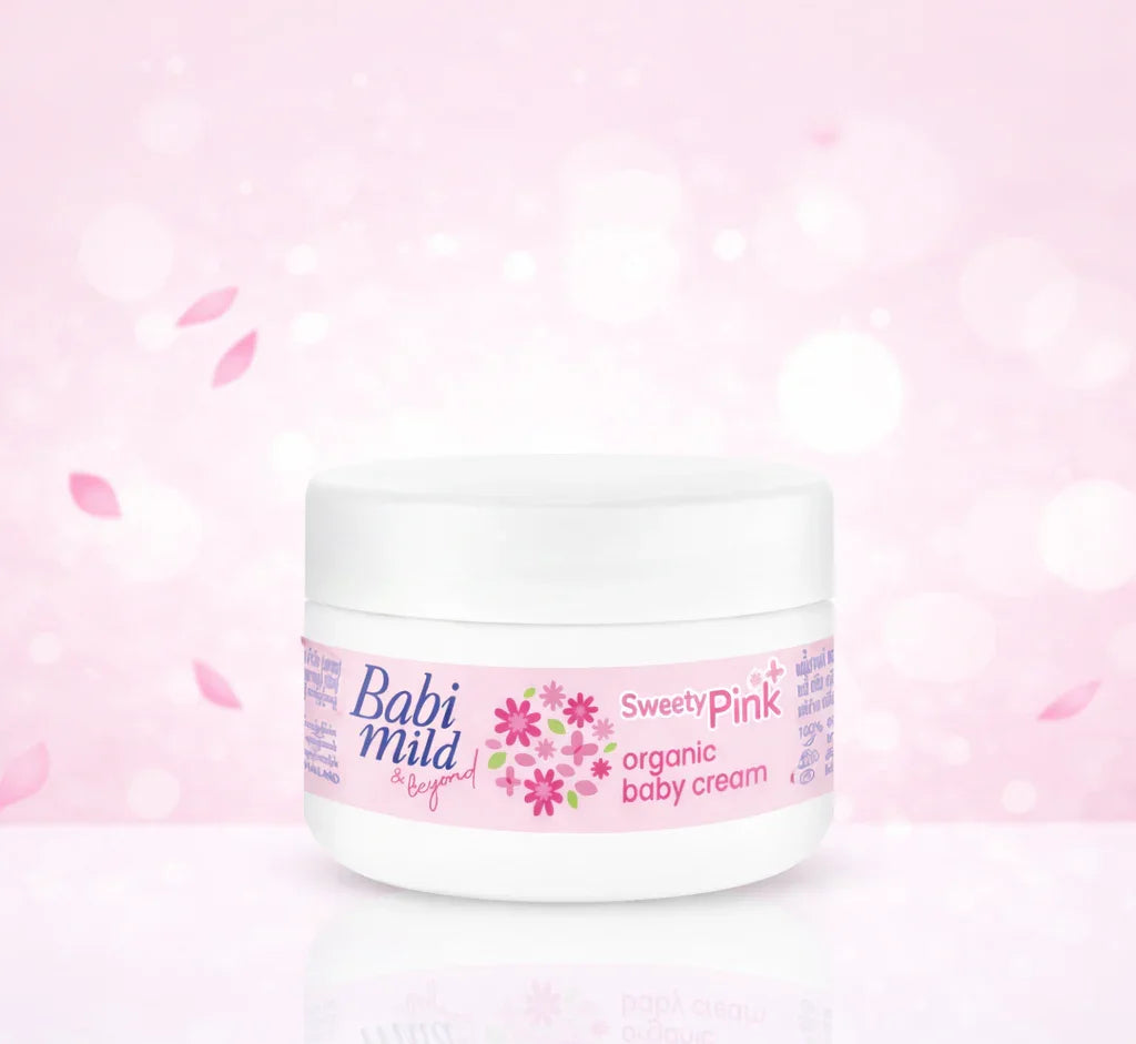 Babi Mild & Beyond Sweety Pink Baby Care Set – Organic Baby Cream