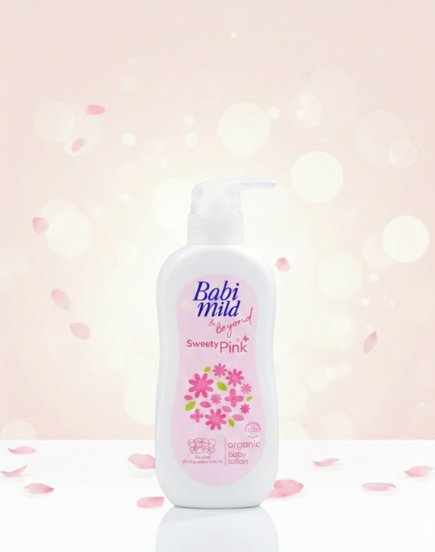Babi Mild & Beyond Sweety Pink Organic Baby Lotion