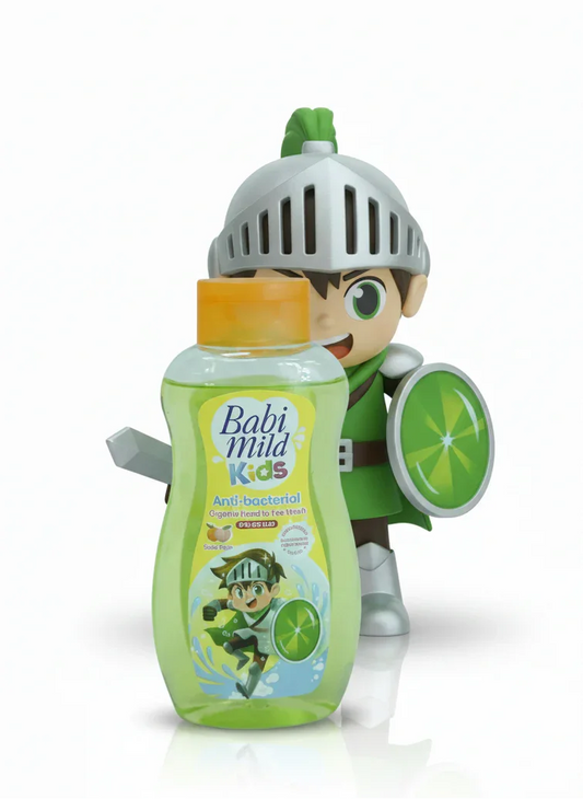 Babi Mild Kids - Antibacterial Organic Head To Toe Wash-190ml