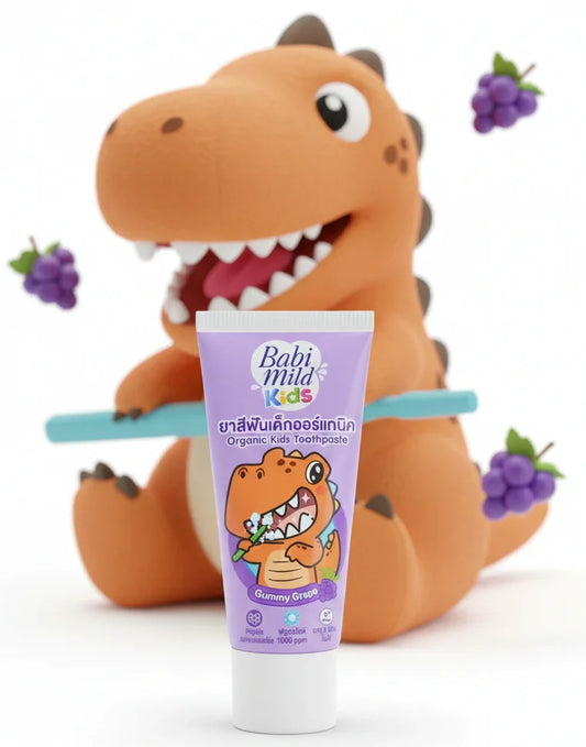 Babi Mild Kids - Organic Gummy Grape | Kids ToothPaste-40ml