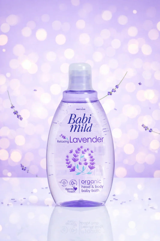 Babi Mild Relaxing Lavender – Organic Head & Body Baby Bath