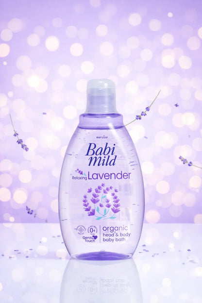 Babi Mild Relaxing Lavender – Organic Head & Body Baby Bath