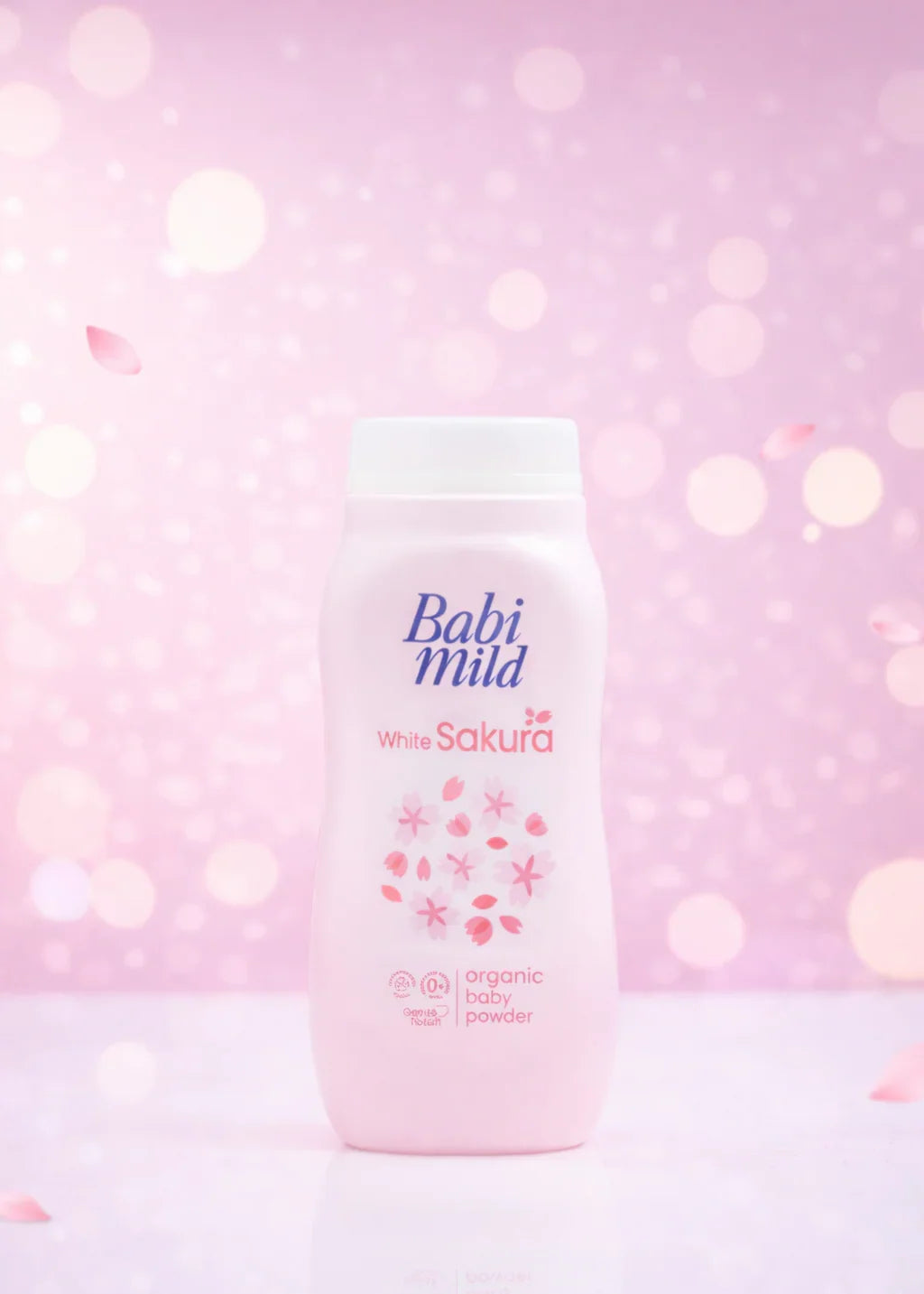 Babi Mild White Sakura Baby Care Set – Organic Baby Powder