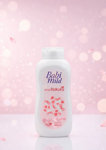 Babi Mild White Sakura Baby Care Set – Organic Lotion