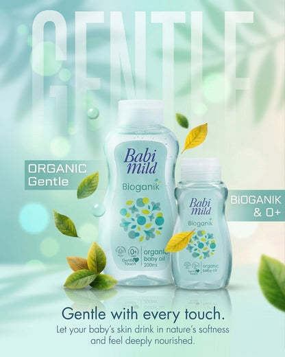 Baby Mild - Bioganik | Organic Baby Oil (100ml & 200ml)