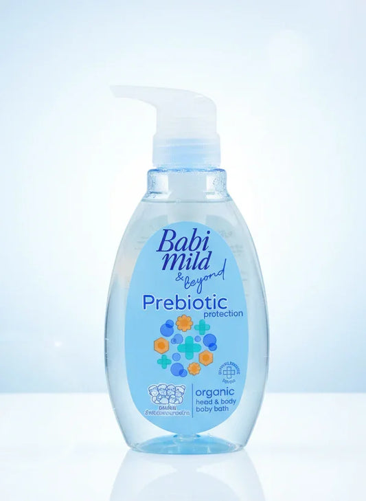 Babi Mild Beyond - Prebiotic Protection | Head & Body Baby Bath (180/380ml)