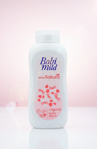 Babi Mild - White Sakura | Organic Baby Body Lotion- (180/350ml)