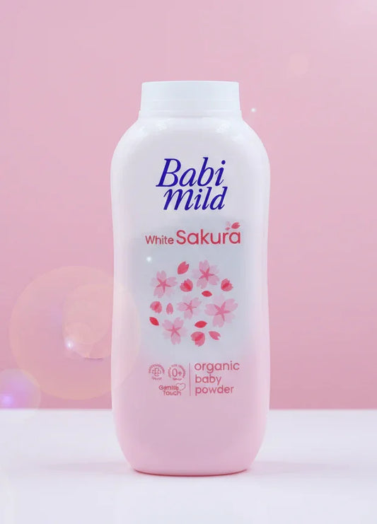 Babi Mild - White Sakura | Organic Baby Powder (45/160g)