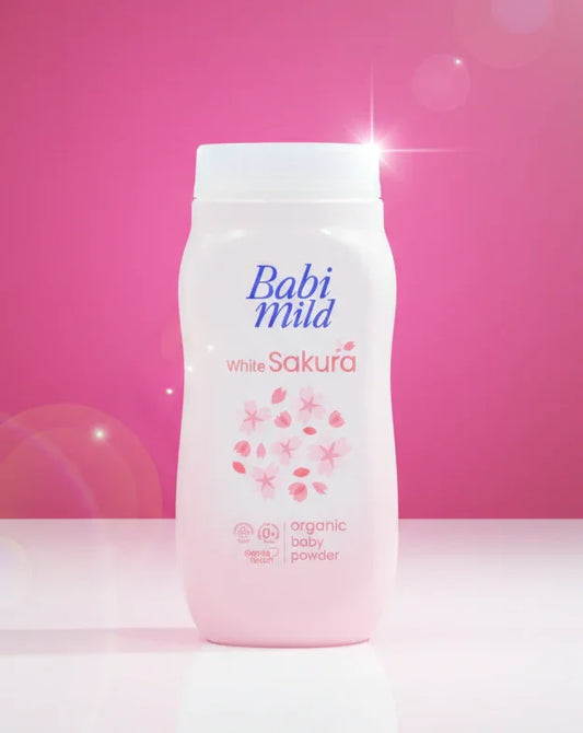 Babi Mild - White Sakura | Organic Baby Powder (45/160g)