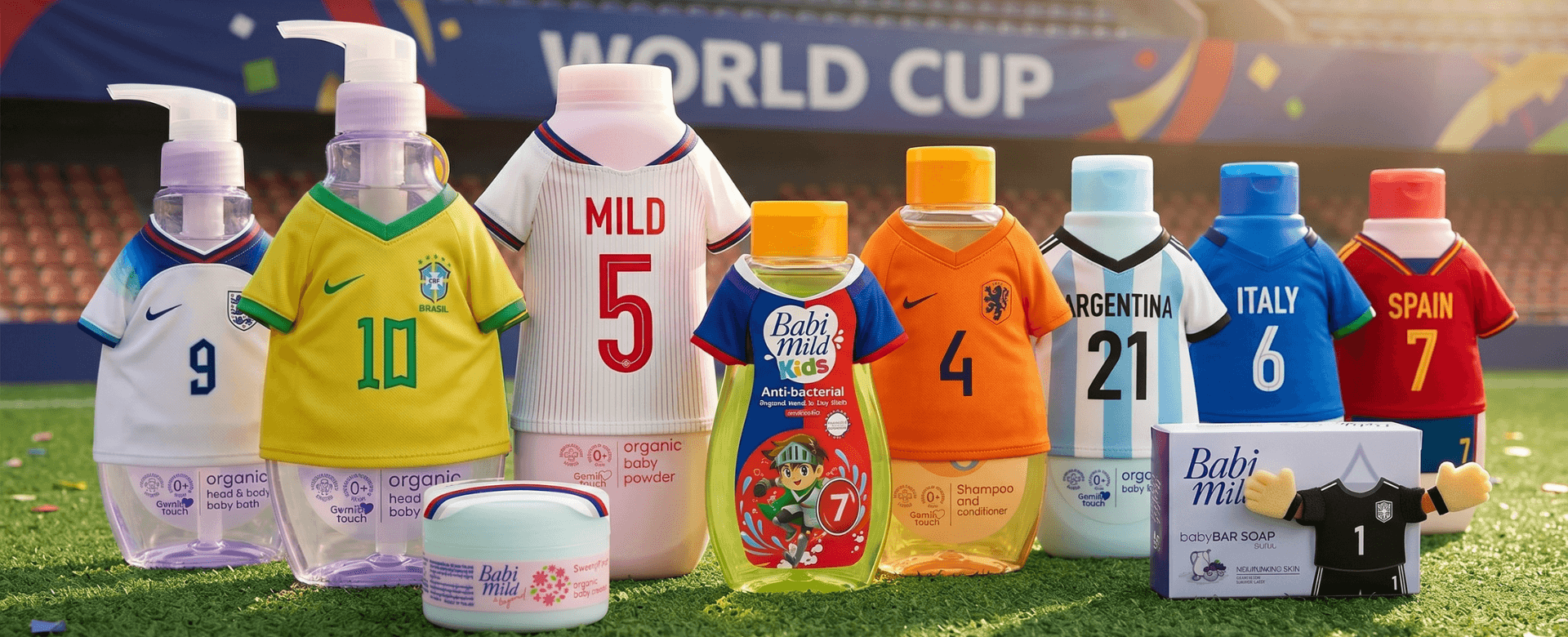 Organic Baby Products - Babi Mild | Worldcup Edition