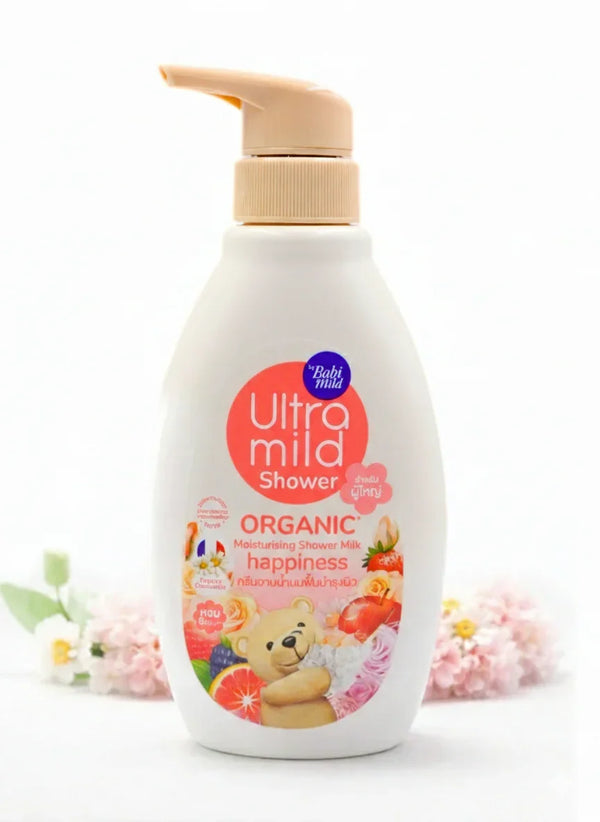 Ultra Mild| Organic Happiness Moisturizing - Shower Milk Bath- 380ml