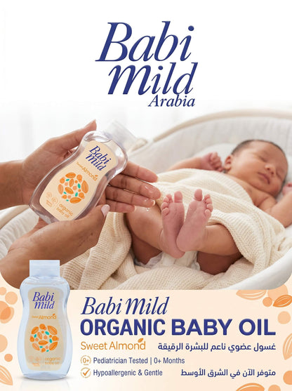 Babi Mild - Sweet Almond | Organic Baby Oil (100/200ml)